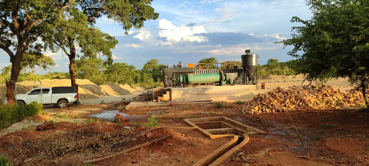Plant site established with milling circuit in place